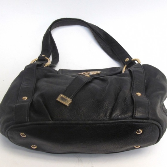 Michael Kors Blk/Gold Tote Shoulder Bag - Picture 6 of 11